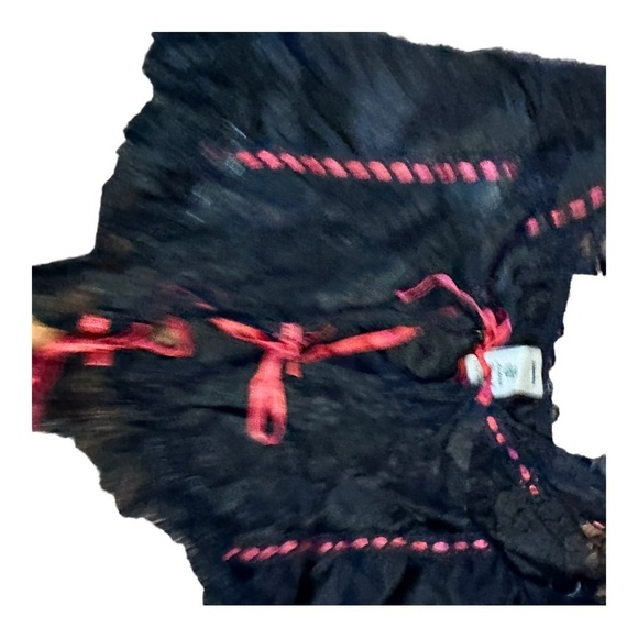 Vintage Andrea Kristoff for Escante Black Negligee Top - Picture 2 of 6